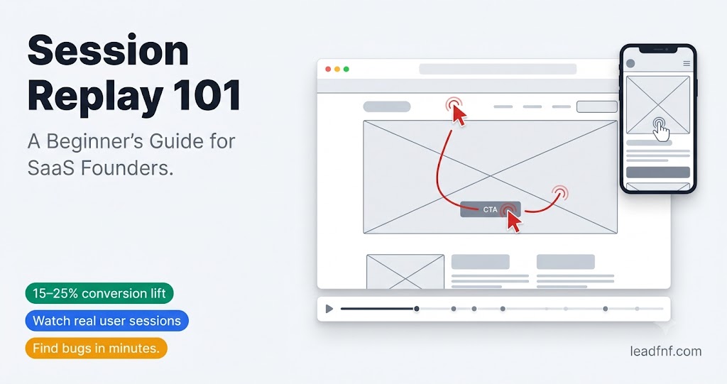 Session Replay 101: A Beginner's Guide for SaaS Founders